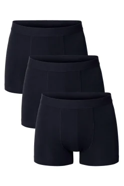 Bread & Boxers Pack de 3 bóxers algodón orgánico es marinos azul New