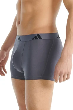 Adidas Pack de 3 bóxers de algodón Active Flex gris Sale
