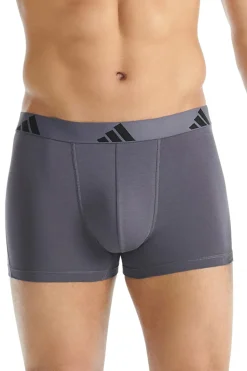 Adidas Pack de 3 bóxers de algodón Active Flex gris Sale