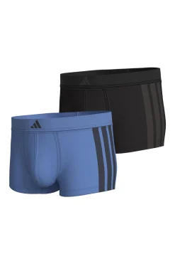 Adidas Pack de 2 bóxers elásticos Active Flex Cotton 3 Stripes azul Online