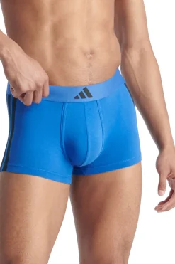 Adidas Pack de 2 bóxers elásticos Active Flex Cotton 3 Stripes azul Online