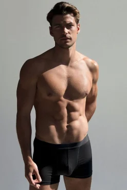 Bread & Boxers Pack de 2 bóxers modal elástico eco s negro Discount