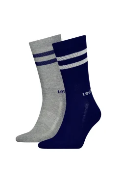 Levi's Pack de 2 calcetines con raya deportiva de Levi’s® Gris oscuro Clearance