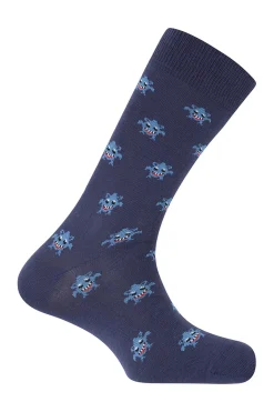 Punto Blanco Pack de 3 calcetines cortos de algodón orgánico Stories Monstruos azul Discount