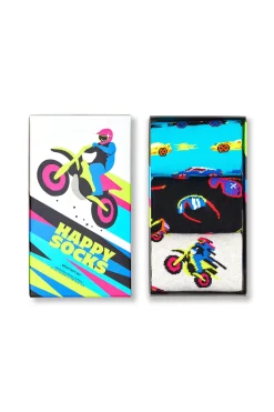 Happy Socks Pack de 3 calcetines de deportes multicolor New
