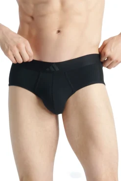 Adidas Pack de 2 calzoncillos elásticos Active Flex Cotton 3 Stripes negro Online