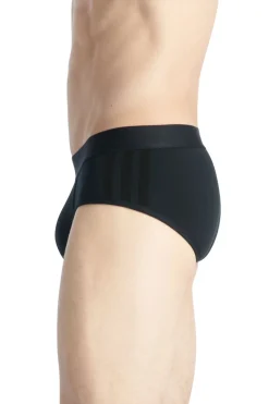 Adidas Pack de 2 calzoncillos elásticos Active Flex Cotton 3 Stripes negro Online