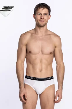 Punto Blanco Pack de 3 slips algodón blanco Sale