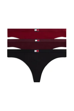 Tommy Jeans Pack de 3 tangas con logo estampado New