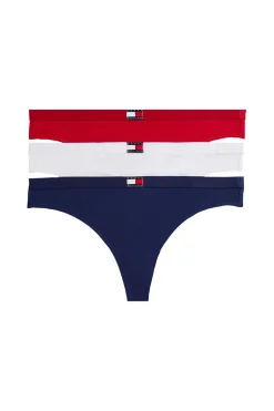 Tommy Jeans Pack de 3 tangas con logo estampado Discount