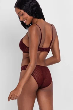 Dorina Pack de dos piezas Emersyn Sujetador demi acolchado rojo New