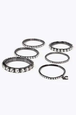 Lola Casademunt Pack pulseras Gris oscuro Best