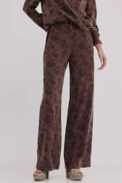 Hoss Intropia Palma. Pantalones jacquard Marron