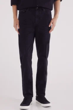 Springfield Pantalón 5 bolsillos color slim fit negro