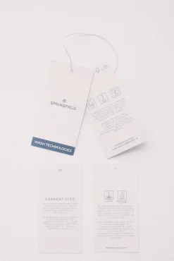 Springfield Pantalón 5 bolsillos color slim fit negro