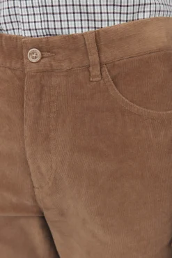 Pedro del Hierro Pantalón 5 bolsillos pana slim fit Marrón Clearance