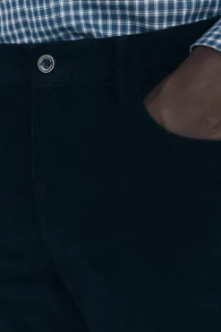 Pedro del Hierro Pantalón 5 bolsillos pana slim fit Azul Sale