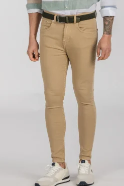 Celopman Pantalón 5 Bolsillos Skinny nude