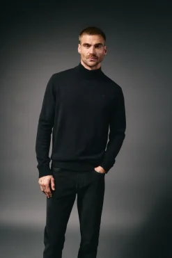 OOTO Pantalón 5 bolsillos slim fit pana Negro Hot