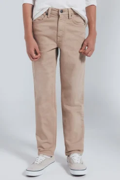 Springfield Kids Pantalón 5 bolsillos slim fit niño beige Discount