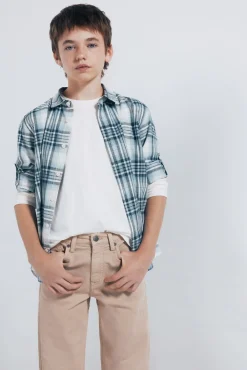 Springfield Kids Pantalón 5 bolsillos slim fit niño beige Discount