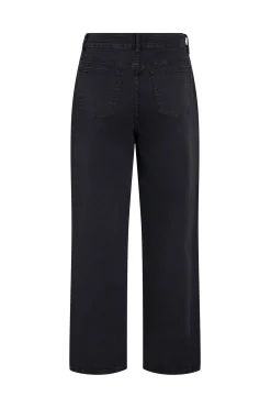 Vila Pantalón ancho con bolsillos delanteros Negro Outlet