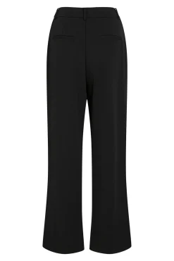 Vila Pantalón ancho con botones Negro Online