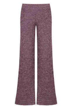 Slowlove Pantalón ancho de punto Lila Outlet