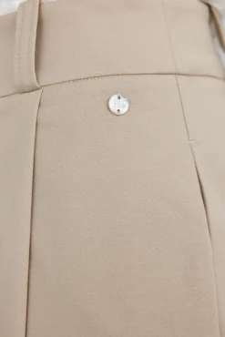 Pedro del Hierro Pantalón bajo ajustable Beige New