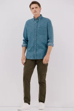 Cortefiel Pantalón cargo Kaki Best