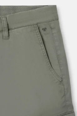 Silbon Pantalón cargo casual Verde Best