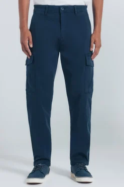 Springfield Pantalón cargo casual slim fit azul Best