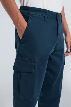 Springfield Pantalón cargo casual slim fit azul Best