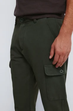 Springfield Pantalón cargo comfort fit kaki New