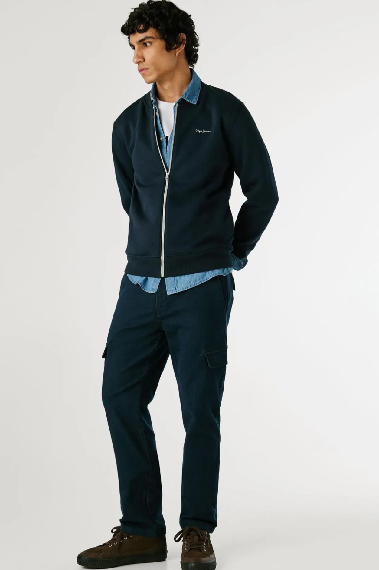 Pepe Jeans Pantalón Cargo Fit Slim azul New