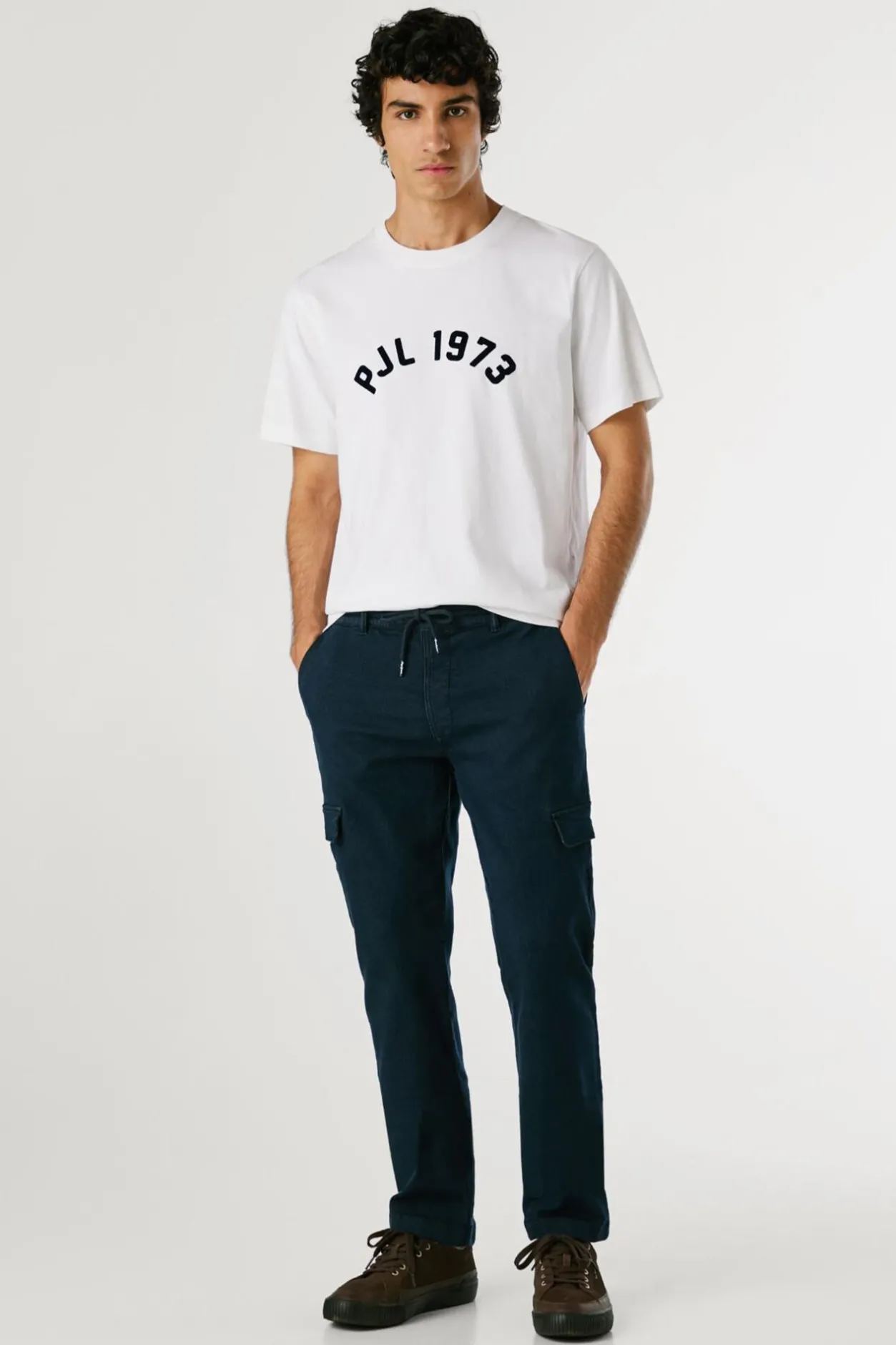 Pepe Jeans Pantalón Cargo Fit Slim azul New