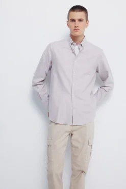 Springfield Pantalón cargo lavado slim fit beige Discount