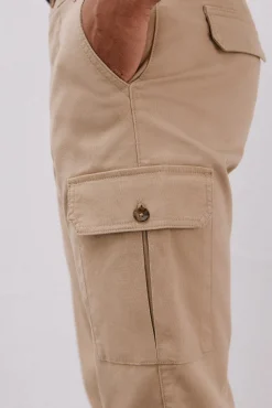 Cortefiel Pantalón cargo ligero Beige Outlet