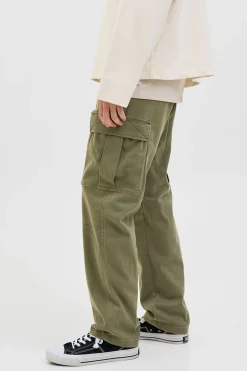 Jack & Jones Pantalón cargo relaxed fit verde Clearance