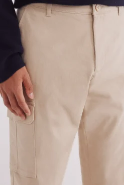 Springfield Pantalón cargo slim fit beige Outlet