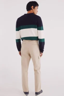 Springfield Pantalón cargo slim fit beige Outlet