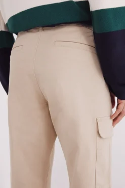 Springfield Pantalón cargo slim fit beige Outlet