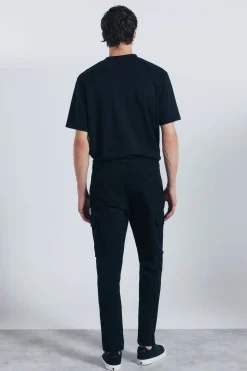 Springfield Pantalón cargo slim fit negro Clearance