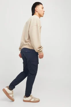 Jack & Jones Pantalón cargo slim fit azul Discount