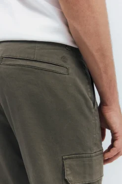 Springfield Pantalón cargo slim fit kaki Clearance