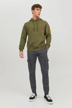 Jack & Jones Pantalón cargo slim fit negro Clearance