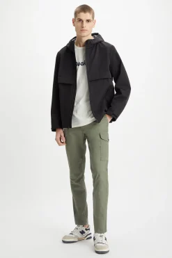 Dockers Pantalón Cargo Slim Tapered Fit para hombre Kaki New