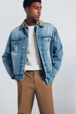 Springfield Pantalón chino canvas straight fit beige Discount