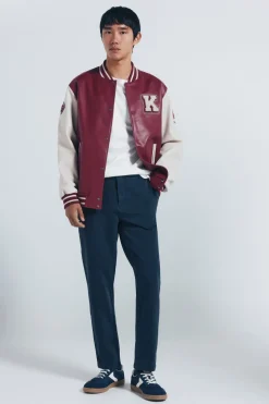 Springfield Pantalón chino comfort slim fit azul New