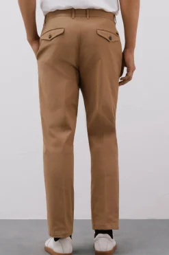 Cortefiel Pantalón chino confort regular fit Beige Best